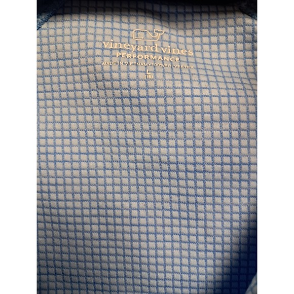 Vineyard Vines-Boys Large [16] Blue Performance Pullover - Picture 9 of 9